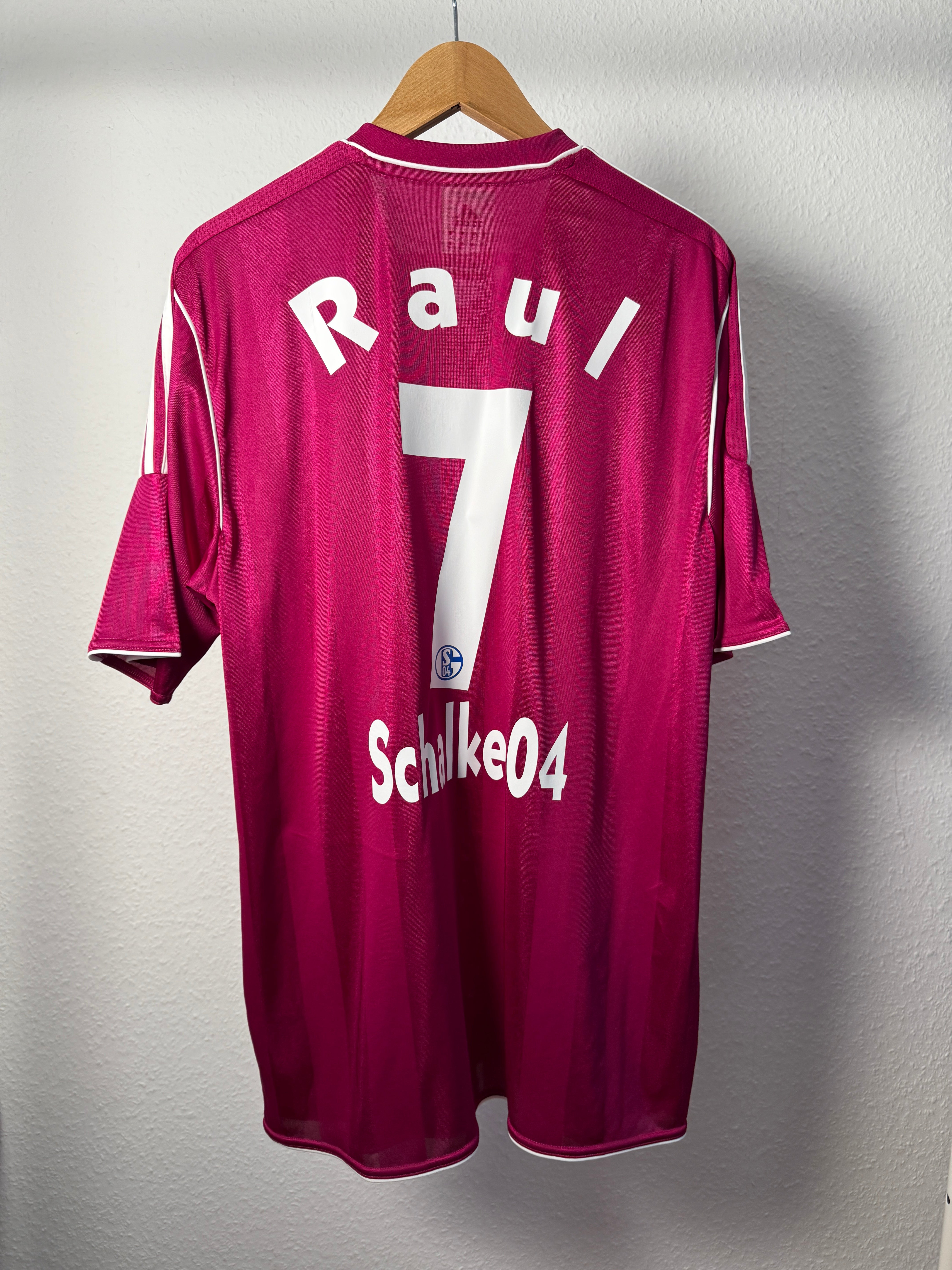 FC Schalke 04 2011/12 Third-Trikot Raúl 7 Größe XL – Rückseite