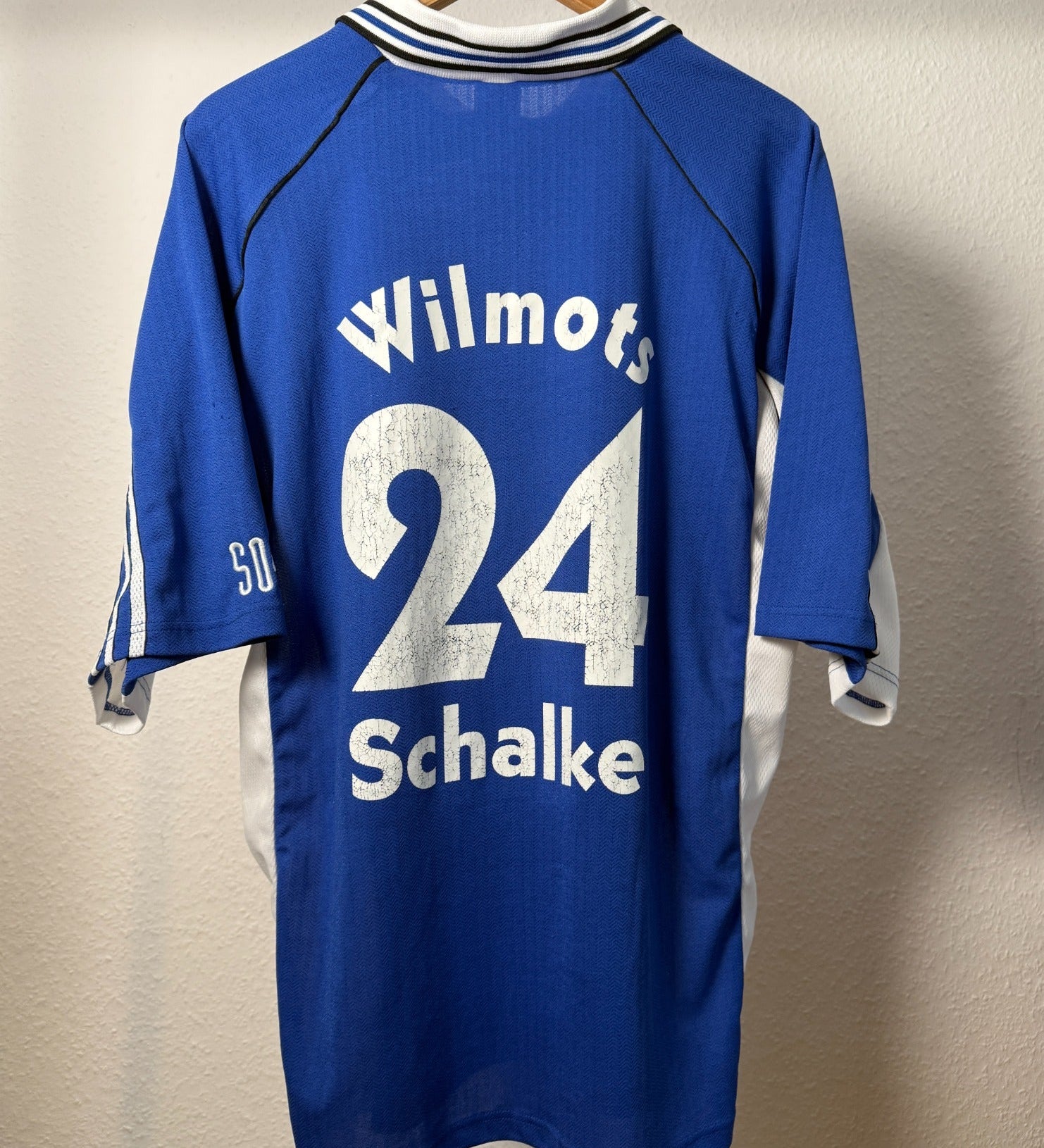 FC Schalke 04 1998/00 Heimtrikot Wilmots #24 XL Rückseite
