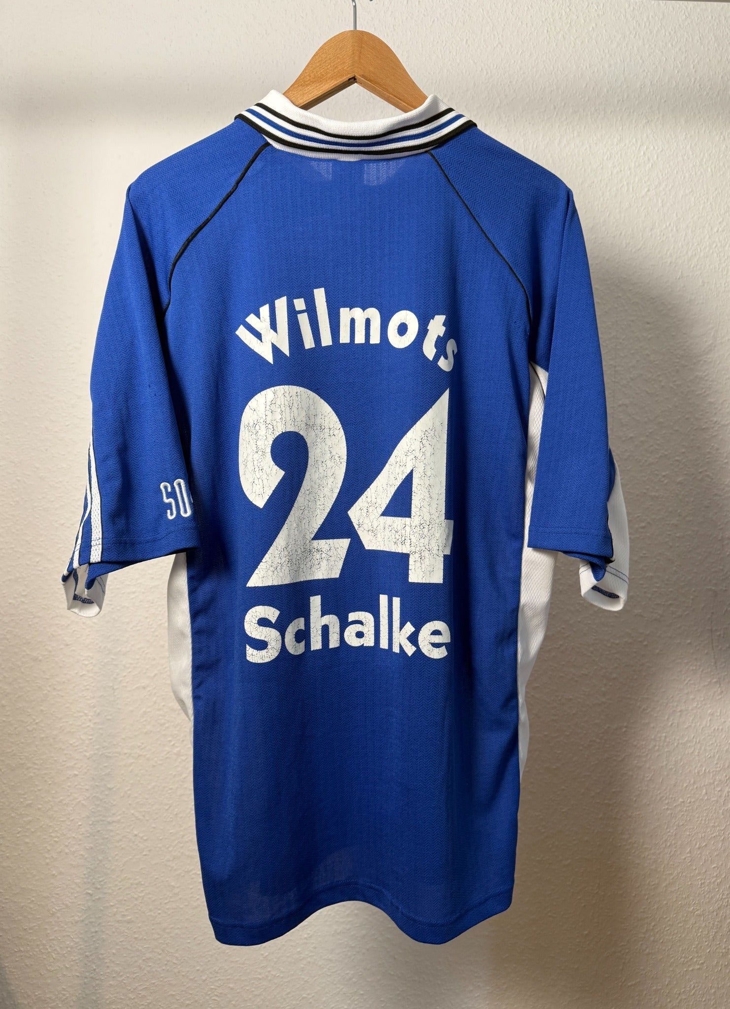 FC Schalke 04 1998/00 Heimtrikot Wilmots #24 XL Rückseite