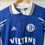 FC Schalke 04 1998/00 Heimtrikot Vorderseite Detail
