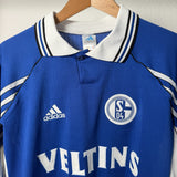 FC Schalke 04 1998/00 Heimtrikot Vorderseite Detail