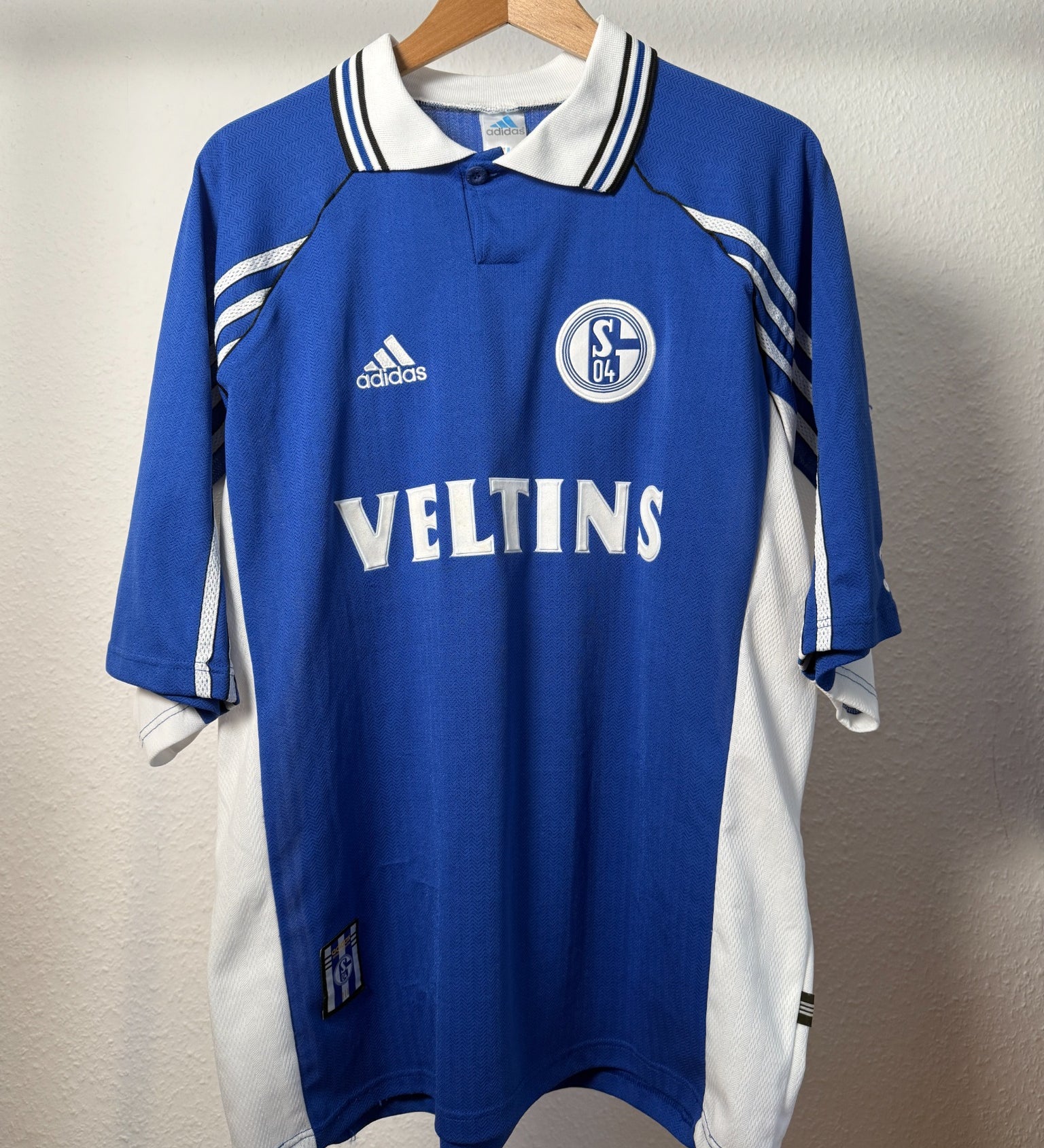 FC Schalke 04 1998/00 Heimtrikot Wilmots #24 XL Vorderseite