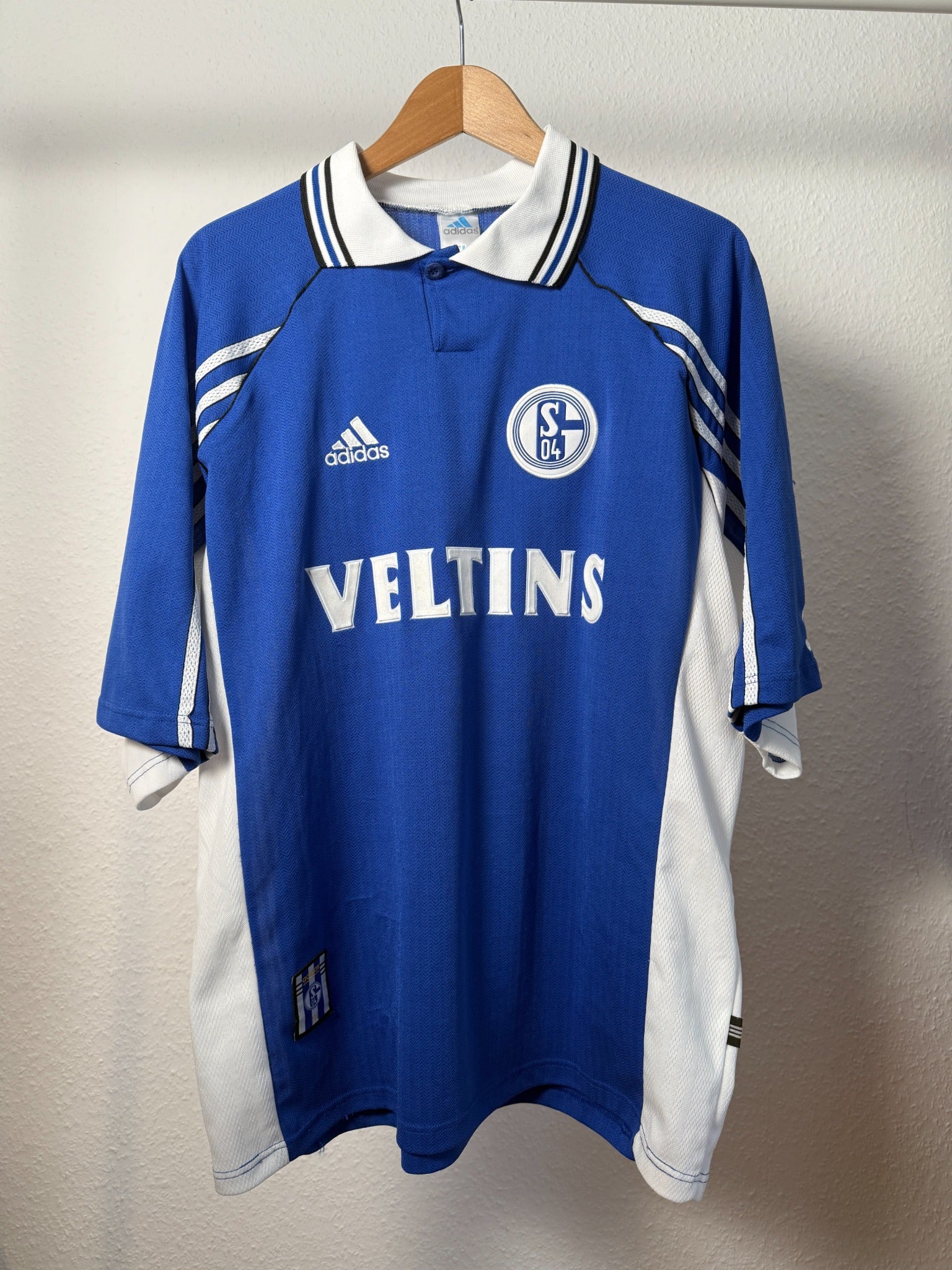 FC Schalke 04 1998/00 Heimtrikot Wilmots #24 XL Vorderseite