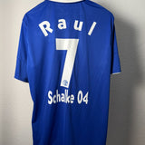 Schalke 04 2011/12 Heimtrikot Raúl #7 L Rückseite