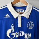 Schalke 04 2011/12 Heimtrikot Brustdetail