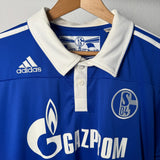 Schalke 04 2011/12 Heimtrikot Brustdetail