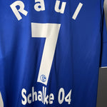 Schalke 04 2011/12 Raúl #7 Flock Detail