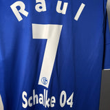 Schalke 04 2011/12 Raúl #7 Flock Detail