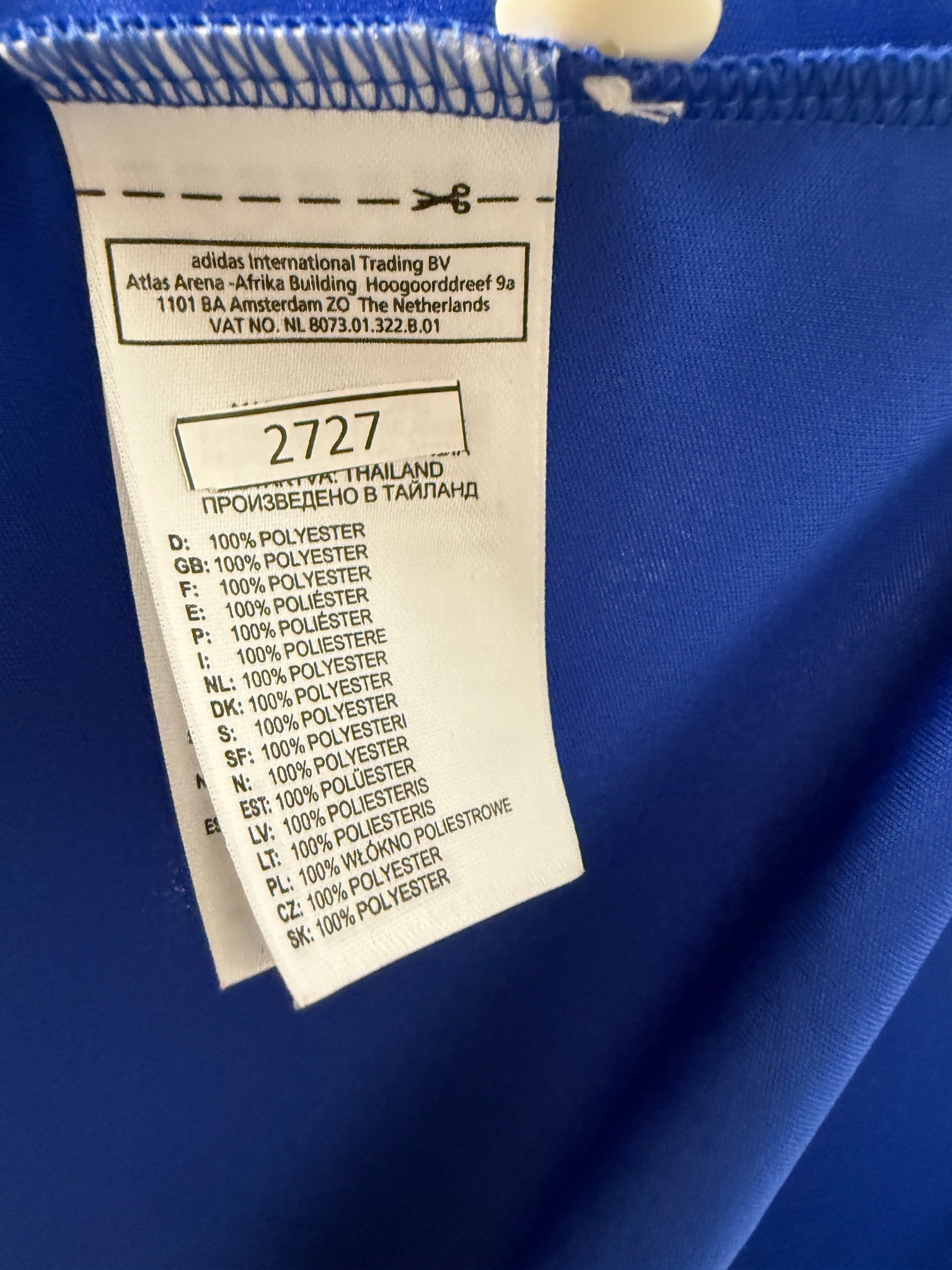 Schalke 04 2011/12 Pflegeetikett SKU 2727